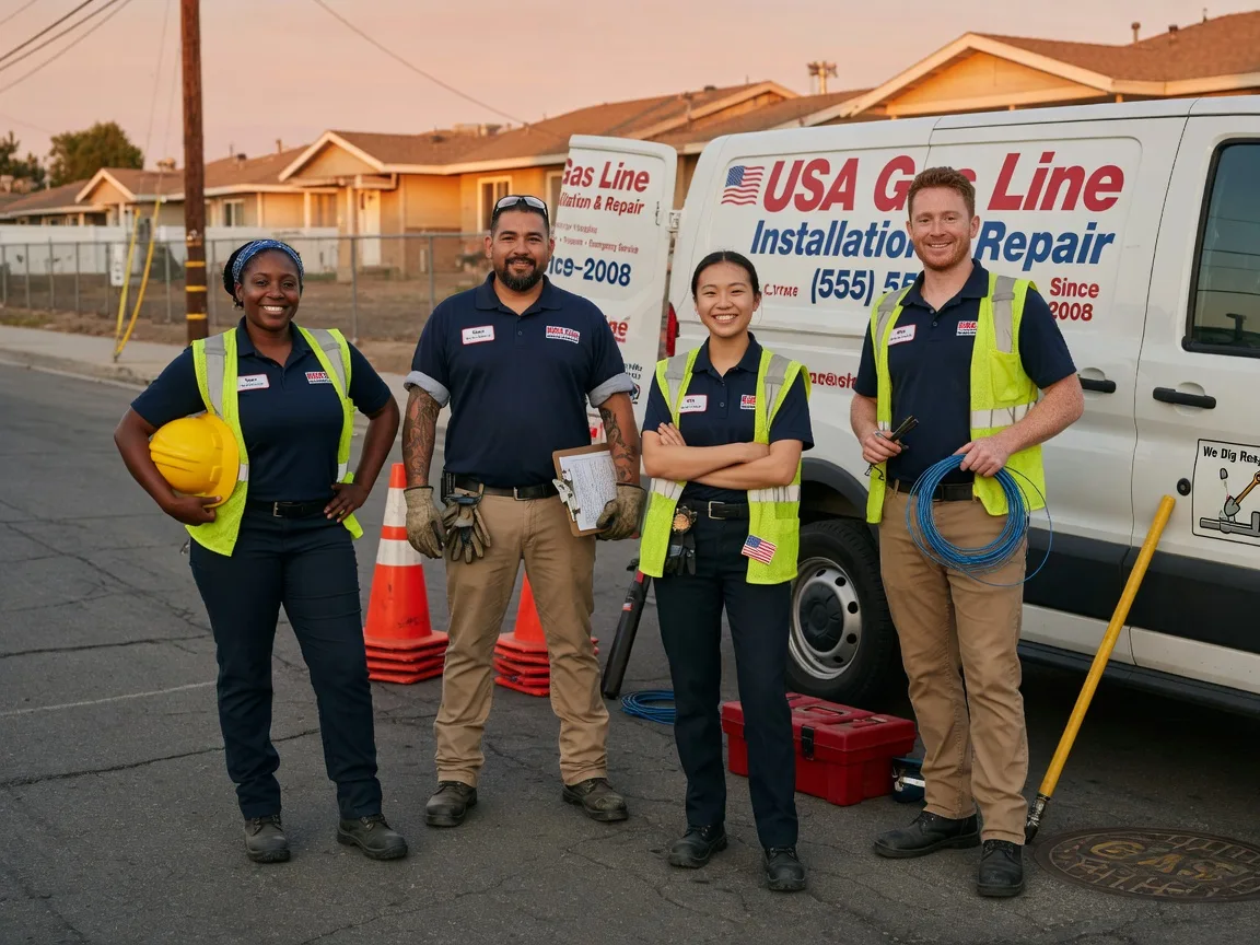 Gas Line Installation company in Elmer, LA